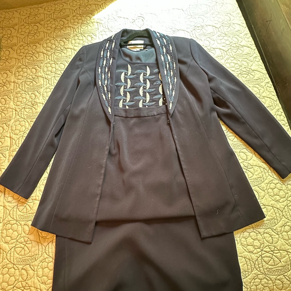 3 Pieces dress set in blue size 12